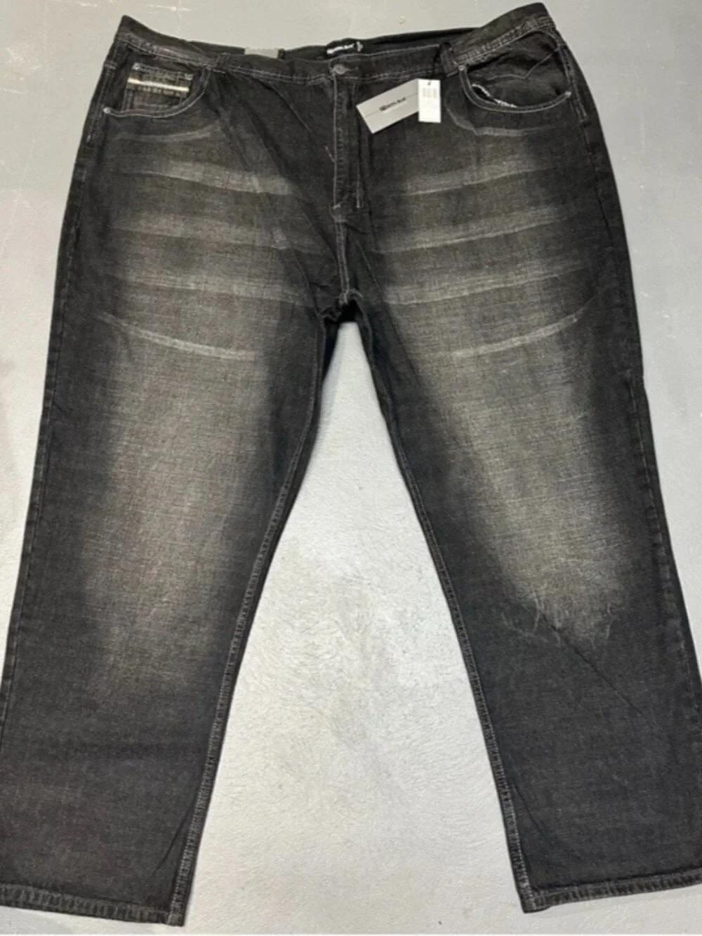 Royal Blue Brand Denim Jeans Men Size 62 x 34 Relaxed Fit Big & Tall New